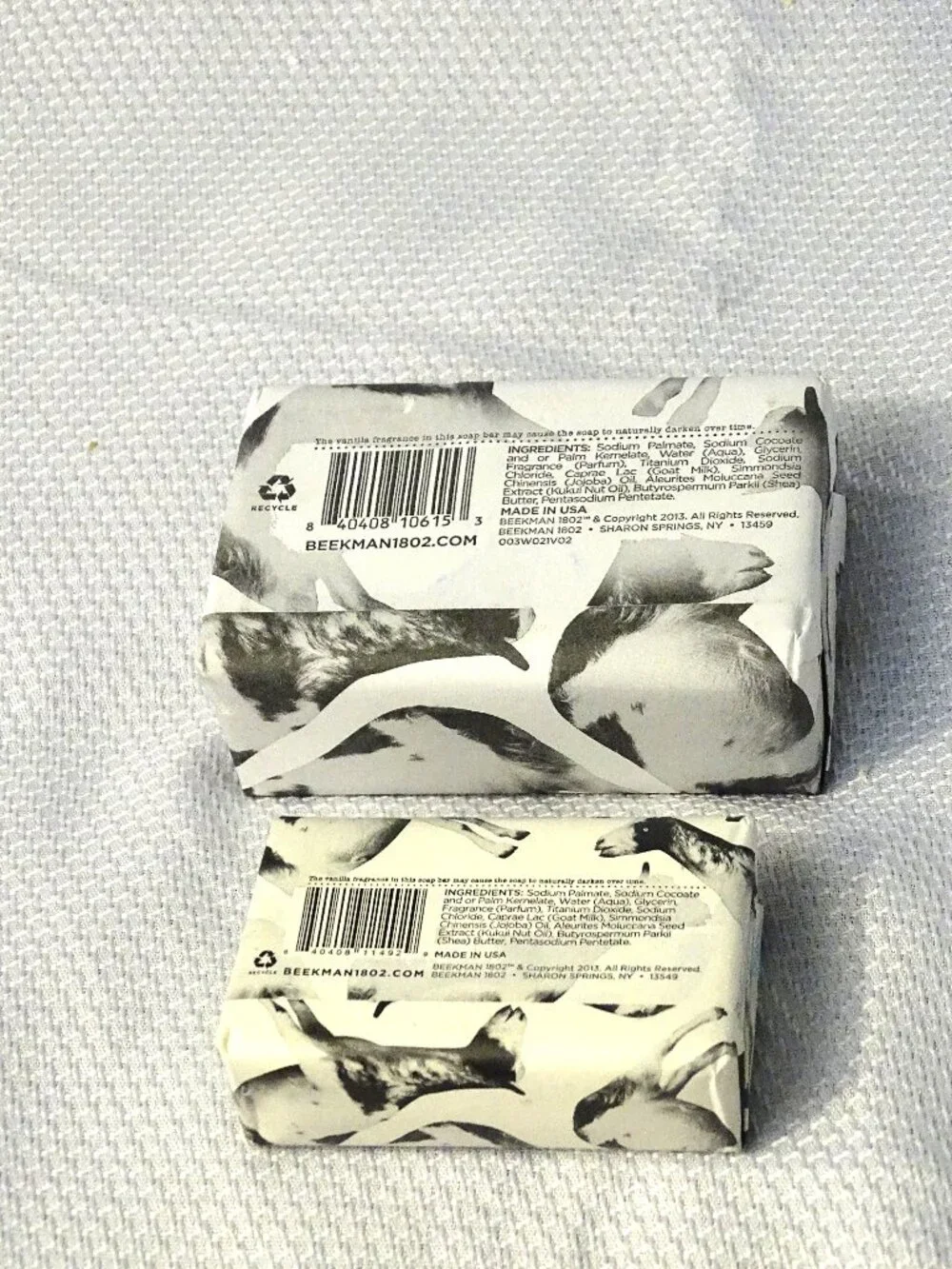 Bundle of 2 Beekman Goat Soap Vanilla Absolute